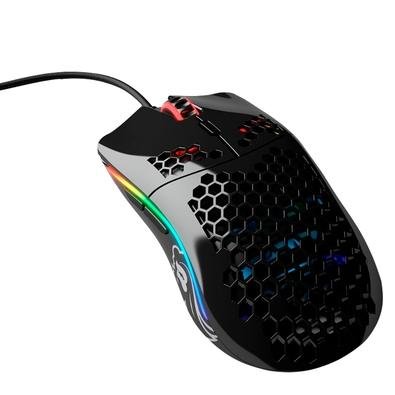 Mouse Gamer Glorious PC Gaming Race Model O, RGB, 6 Botões, 12000DPI, Preto Brilhante - GO-GBLACK