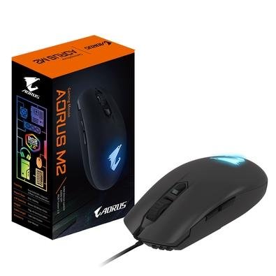 Mouse Gamer Aorus M2, RGB, 8 Botões, 6200DPI - GM-AORUS M2