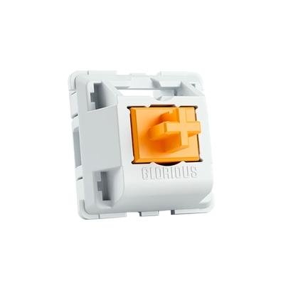 Switch Glorious Holy Panda, 3x Pinos, Mola de Aço Inoxidável, Compatível com SMD para RGB, Branco Marfim - GLO-SWT-HPANDA