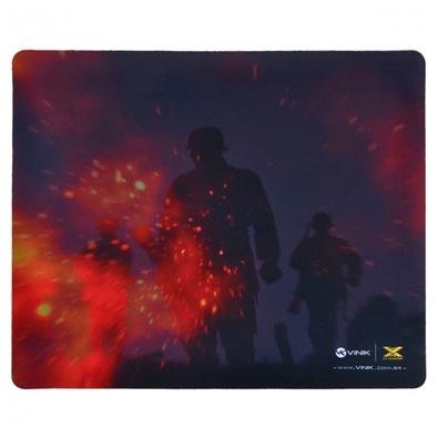 Mousepad Gamer Vinik VX Gaming WAR, Pequeno (320x270mm), Base Emborrachada - 34246