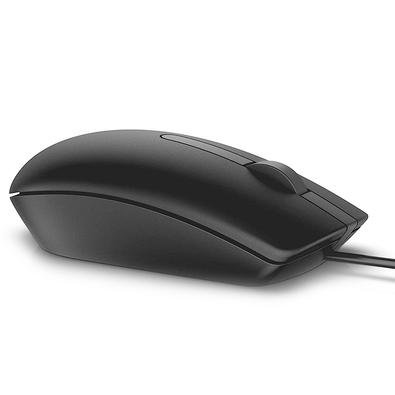 Mouse Óptico Dell, 1000 DPI, USB, Preto - MS116