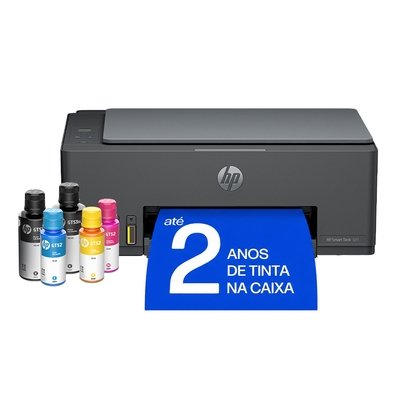 Impressora Multifuncional Tanque de Tinta HP Smart Tank 581 Colorida Wi-Fi (4A8D5A#AK4)