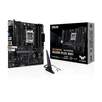 Placa Mãe Asus TUF GAMING A620M-PLUS WIFI, AMD AM5, mATX, DDR5, Wi-Fi, Bluetooth - 90MB1F00-M0EAY0