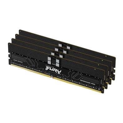 Memória para Servidor Kingston Fury Renegade Pro, 64GB (4x16GB), 6000MHz, DDR5, ECC Reg CL32, XMP, Preto - KF560R32RBK4-64