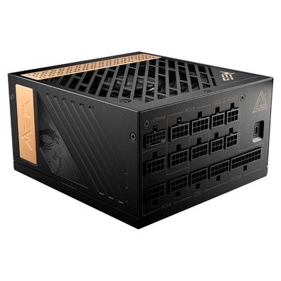 Fonte MSI MEG Ai1300P, 1300W, 80 Plus Platina, Modular, PFC Ativo, Bivolt, Preto - MEG Ai1300P PCIE5