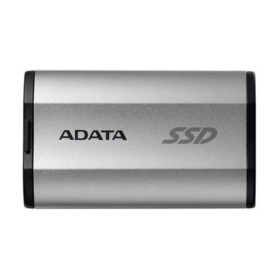 SSD Externo ADATA 1TB SD810, USB 3.2, 1000G IP68, até 2.000 MB/s, para iPhone 15/Pro/Max, Android, Prata - SD810-1000G-CSG