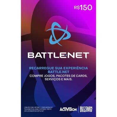 Cartão-presente Battle.Net R$ 150 [Exclusivo Brasil]