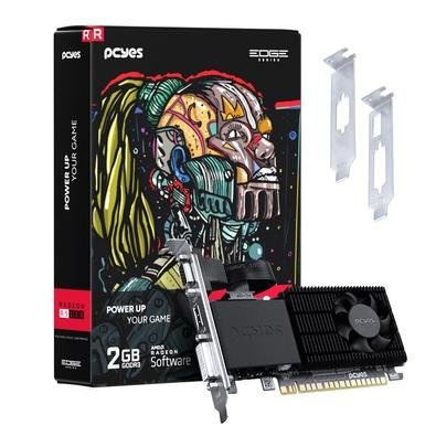 Placa de Vídeo R5 230 PCYes Projeto Edge Low Profile NVIDIA GeForce, 2GB DDR3 - PPER230DR3LPBR