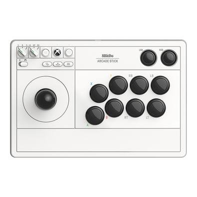 Controle Arcade Stick Sem Fio 8BitDo para Xbox, Branco - 81JA01D