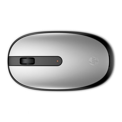 Mouse Sem Fio HP 240, 1600 DPI, Bluetooth Prata - 43N04AA#ABM