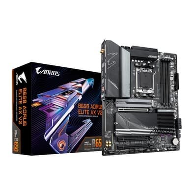Placa Mãe Gigabyte B650 Aorus Elite X AX V2, Wi-Fi, AM5, ATX, DDR5, HDMI, M.2, Bluetooth - 9MB65ELX2-00-10