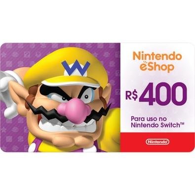 Nintendo Gift Card Digital R$400