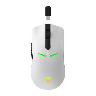 Mouse Gamer Force One Sirius, RGB, 10.000 DPI, Dual Mode Wireless ou USB-C, Até 70h De Bateria, Branco - FR.MO.SR.01