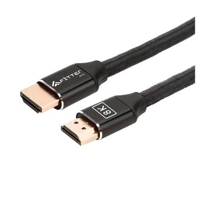 Cabo HDMI UHDTV 8k, 2 Metros, 48Gbps, 3D, Ready, 144Hz, 4k, Função Cec-arc Fitter, Preto - FHB2