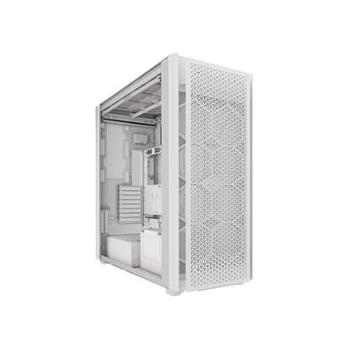 Gabinete Gamer CORSAIR 9000D AIRFLOW, RGB, Full Tower, Lateral em Vidro, iCUE LINK, Branco - CC-9011274-WW