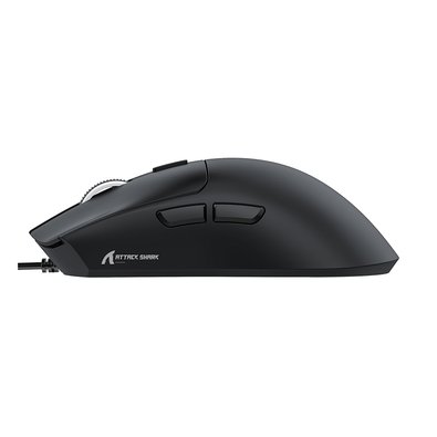 Mouse Gamer com Fio Attack Shark X1, Ultraleve, 12.800 DPI, 6 Botões - Preto
