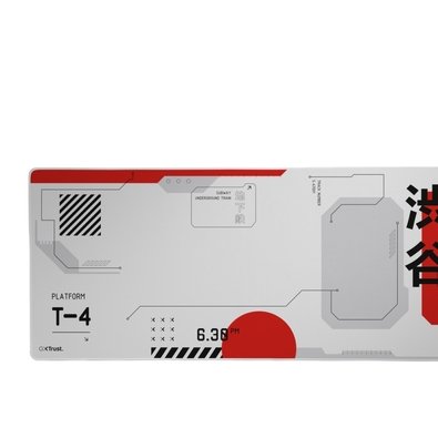 Mousepad Gamer Trust GXT 759, XXL (900x400mm), Design Japan White, com Bordas Costuradas - 25717