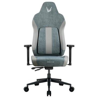 Cadeira Gamer Formula V Viron, Proteção Antiarranhões PET, Encosto Anatômico, Cinza - VIRON-LG