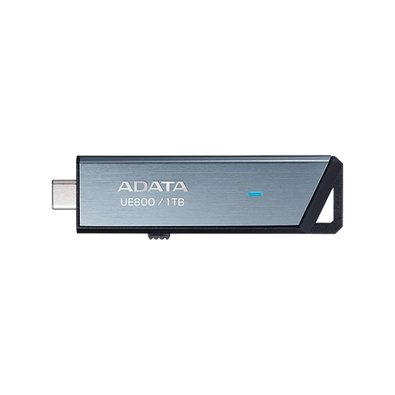 Pen Drive 1TB ADATA Elite UE800, USB 3.2, Retrátil, Cinza - AELI-UE800-1T-CSG