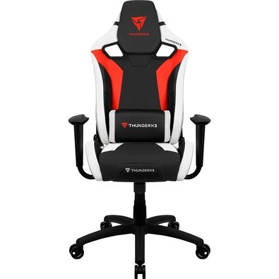 Cadeira Gamer ThunderX3 XC3, Até 120Kg, Reclinável, Com Almofadas, Cilindro de Gás Classe 4, Preta e Vermelha - 78312
