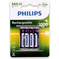 Pilha Recarreg Vel Aaa Philips Mah Hr Micro V Unidades