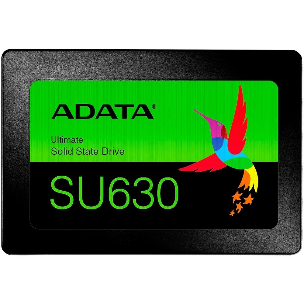 SSD Adata SU630, SATA, 960GB, 2.5", Leitura: 520MB/s, Gravação: 450MB/s, Preto - ASU630SS-960GQ-R SSD Adata SU630, SATA, 960GB, 2.5", Leitura: 520MB/s, Gravação: 450MB/s, Preto - ASU630SS-960GQ-R