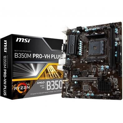 Placa-Mãe MSI B350M Pro-VH Plus, AMD AM4, mATX, DDR4  é boa?