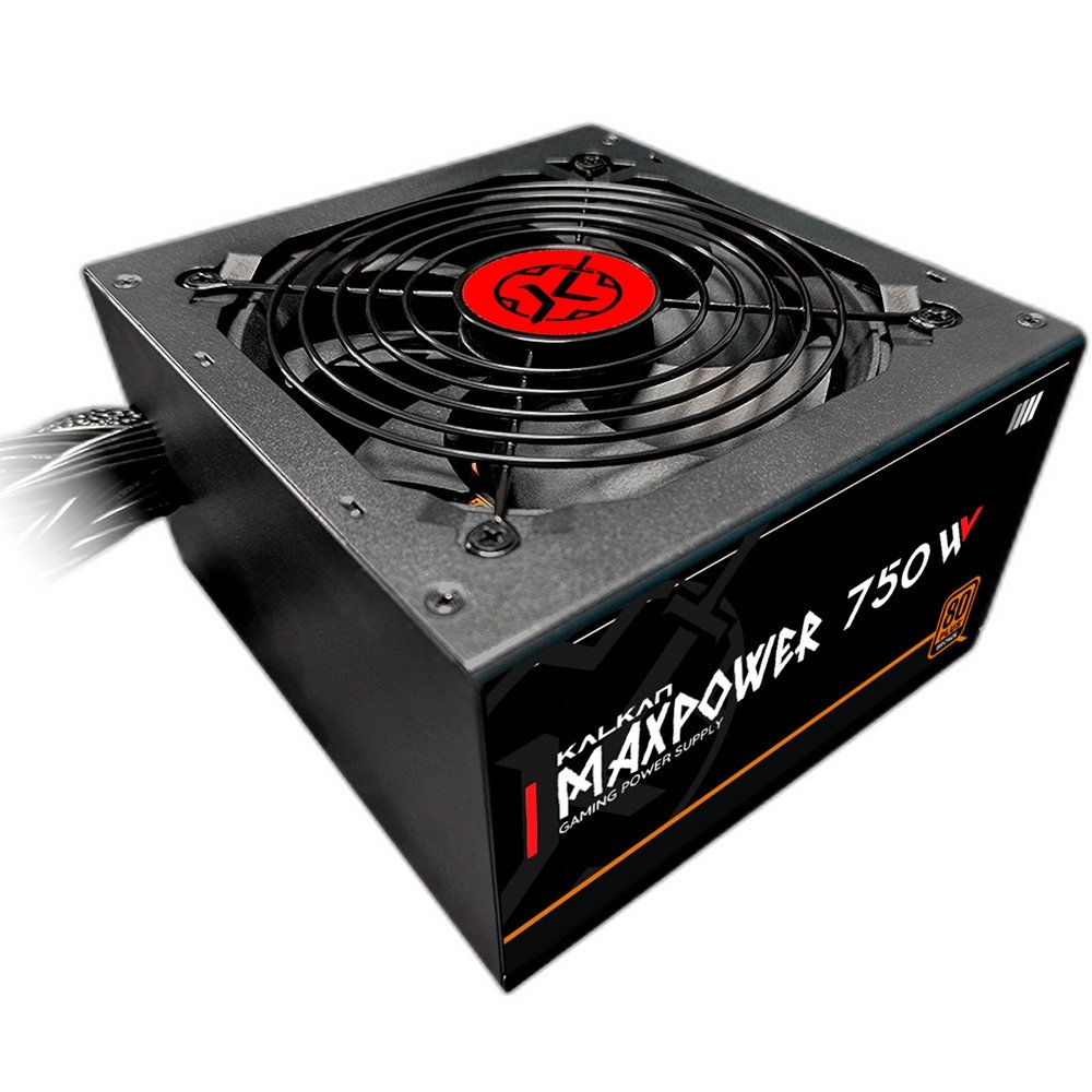 Fonte Gamer Kalkan, 750W, 80 Plus Bronze, PFC Ativo, Preto - MP-0850W-B Fonte Gamer Kalkan, 750W, 80 Plus Bronze, PFC Ativo, Preto - MP-0850W-B