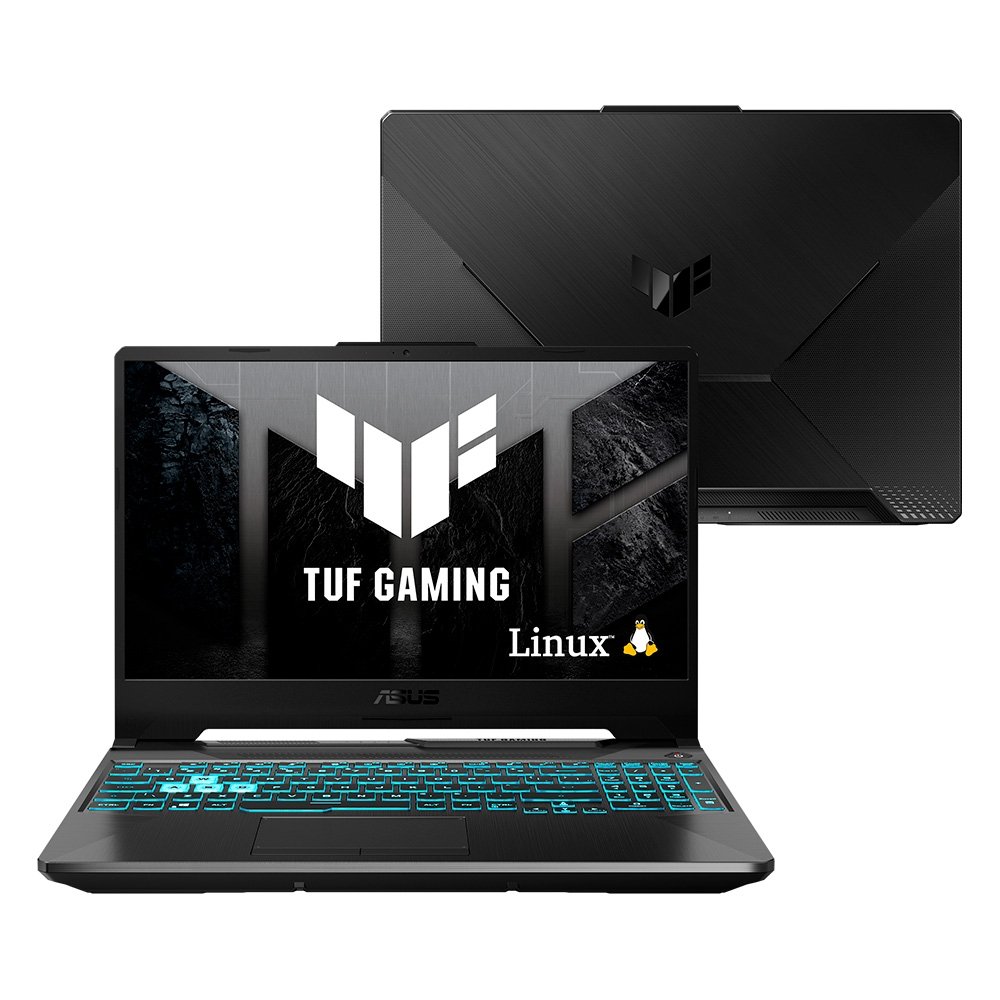 Notebook Gamer ASUS TUF Gaming A15 RTX3050, AMD RYZEN 7 16 GB, 512 GB SSD, KeepOS, Tela 15.6" FHD, Preto Grafite - FA506NCG-HN298 Notebook Gamer ASUS TUF Gaming A15 RTX3050, AMD RYZEN 7 16 GB, 512 GB SSD, KeepOS, Tela 15.6" FHD, Preto Grafite - FA506NCG-HN298