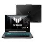 Notebook Gamer ASUS TUF Gaming A15 RTX3050, AMD RYZEN 7 16 GB, 512 GB SSD, KeepOS, Tela 15.6" FHD, Preto Grafite - FA506NCG-HN298