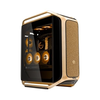 Gabinete Gamer Cooler Master COSMOS Alpha Gold, Full Tower, E-ATX, EEB, Lateral em Vidro Temperado, 3X FANs - C700-GGNN-S00