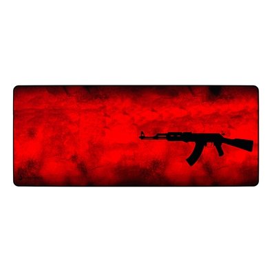 Mousepad Gamer Rise Mode Speed, AK47 PRO, Estendido 900x400mm, Vermelho - RG-MPP...