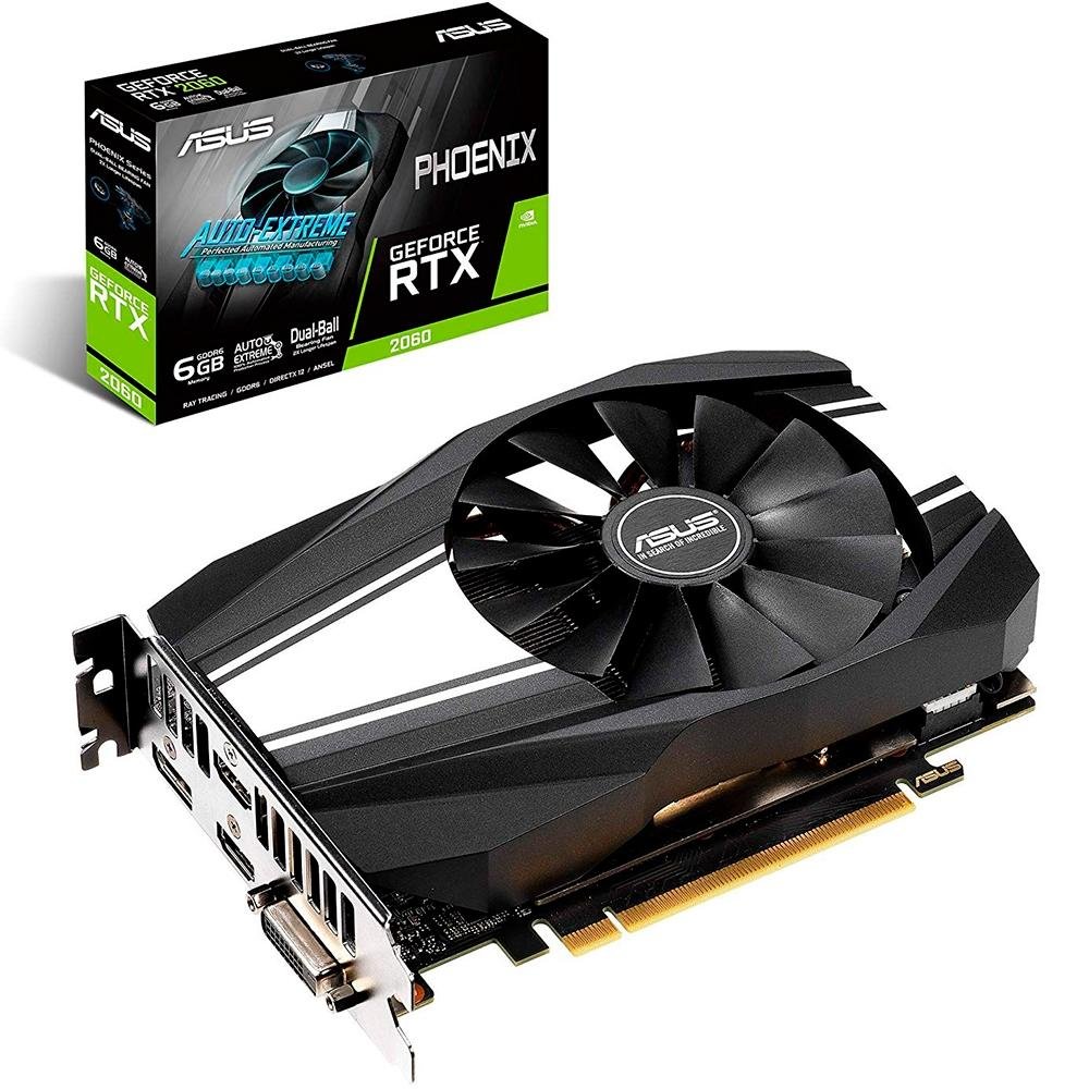 Placa de Vídeo Asus Phoenix NVIDIA GeForce RTX 2060 | KaBuM!