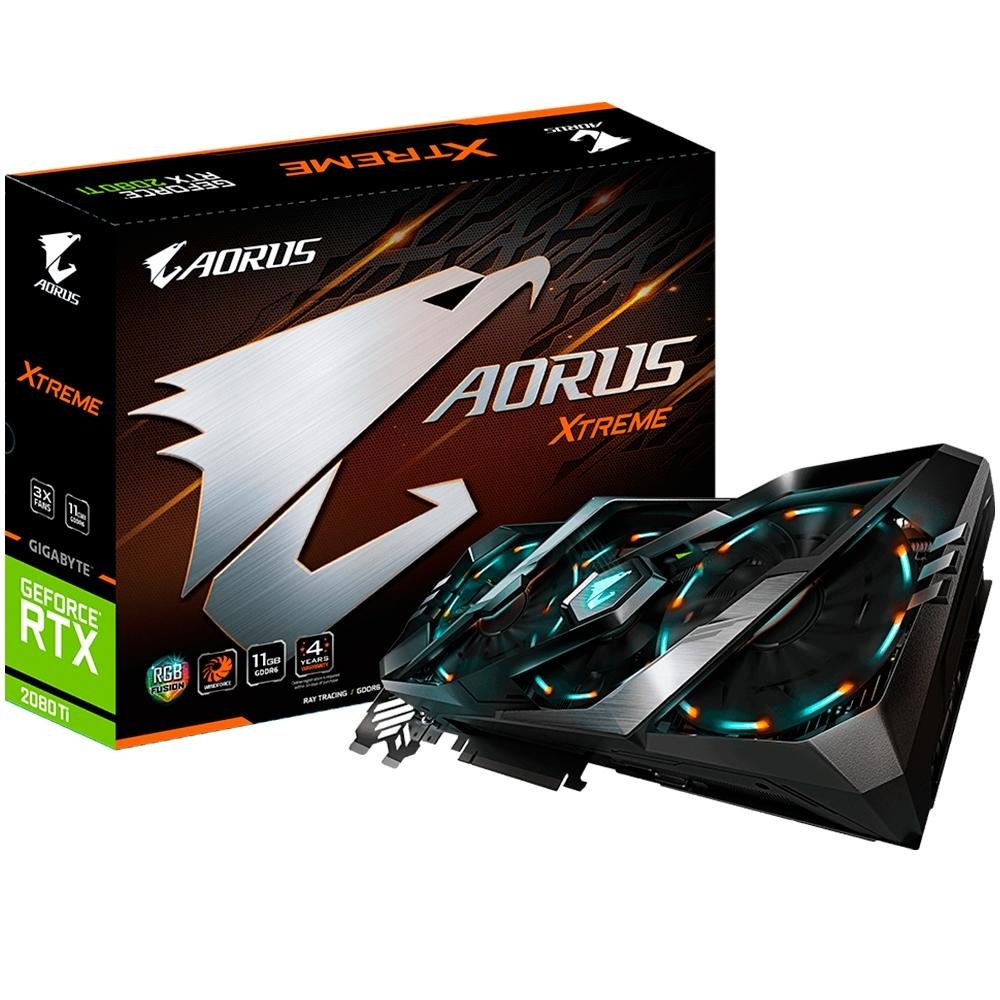 Placa de Vídeo Gigabyte Aorus NVIDIA GeForce RTX 2080|KaBuM!