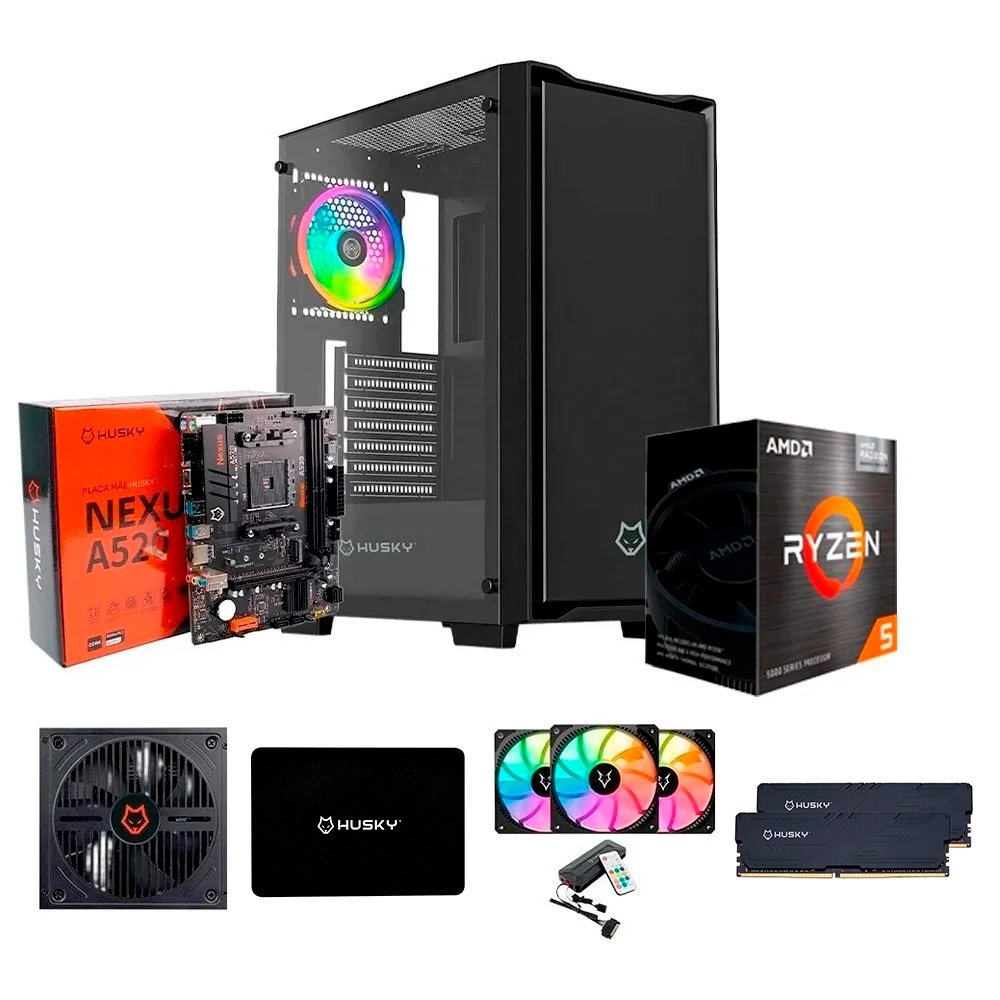 Kit PC Gamer Start III Husky | KaBuM!