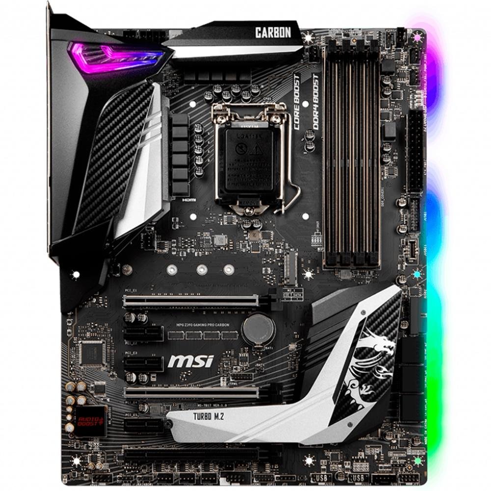 Placa-Mãe MSI MPG Z390 Gaming Pro Carbon | KaBuM!