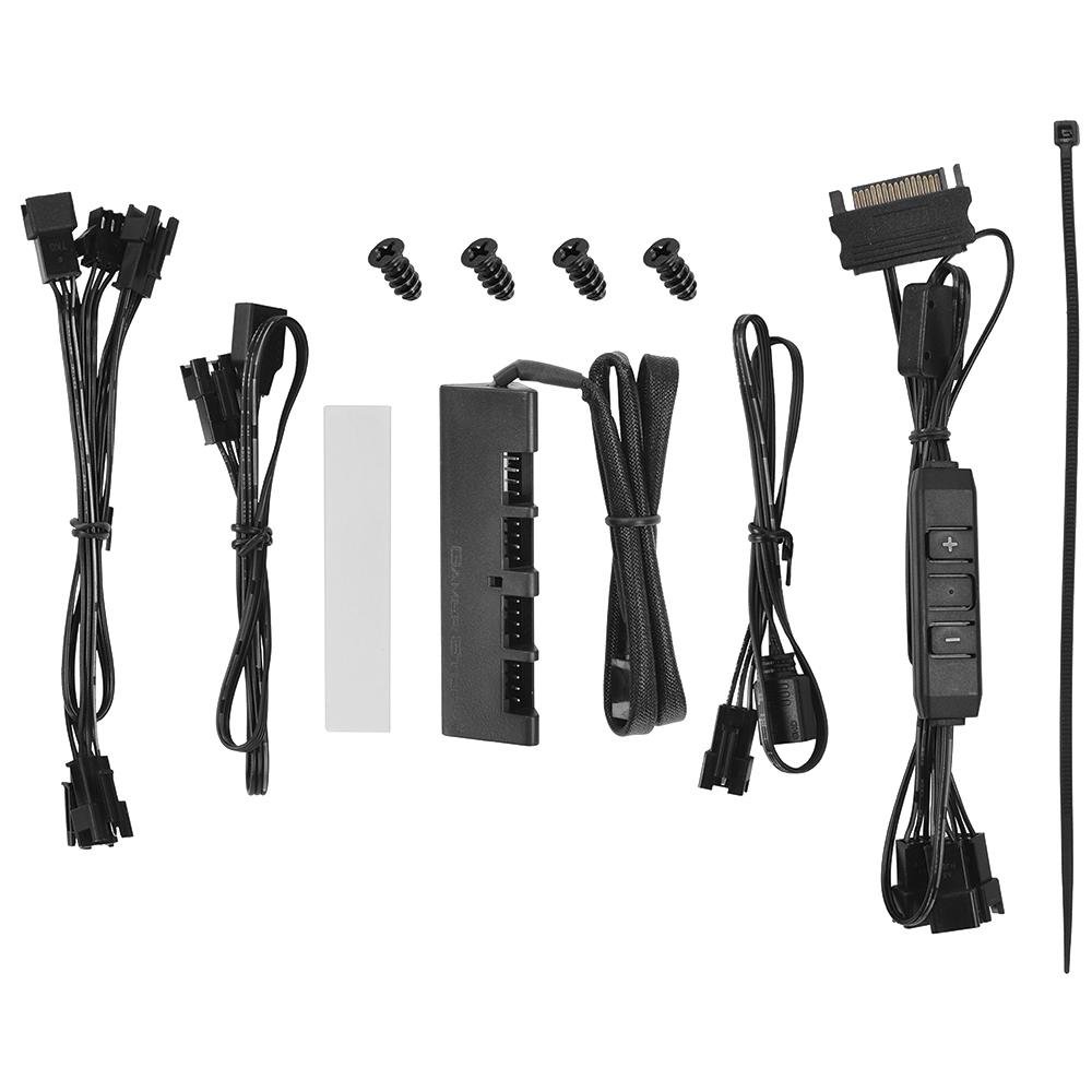 Cooler Fan Deepcool CF 140, 2 Unidades, 140mm, RGB, Preto - DP-FA-RGB-CF140-2