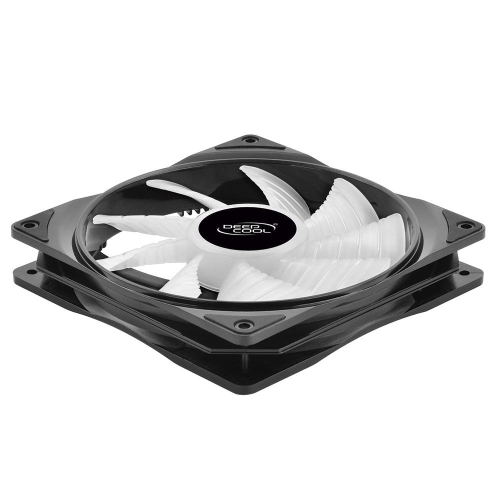 Cooler Fan Deepcool CF 140, 2 Unidades, 140mm, RGB, Preto - DP-FA-RGB-CF140-2
