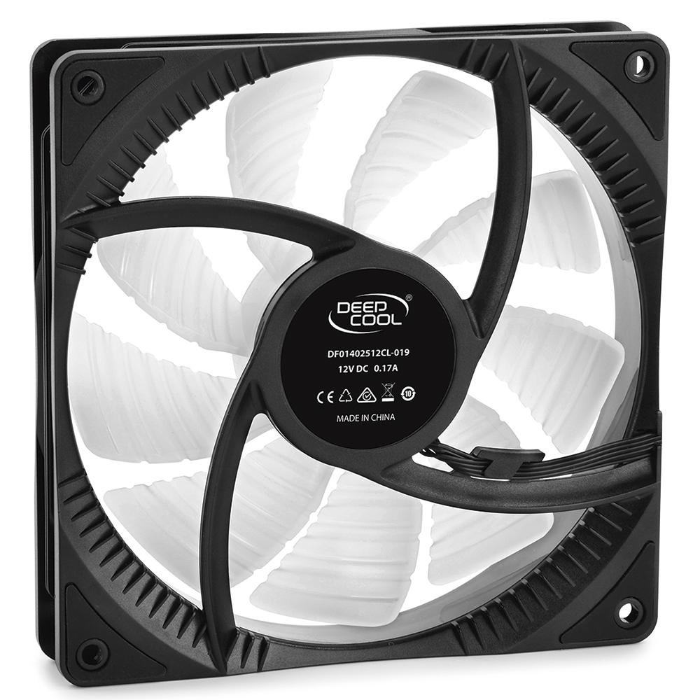 Cooler Fan Deepcool CF 140, 2 Unidades, 140mm, RGB, Preto - DP-FA-RGB-CF140-2