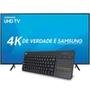 Smart TV LED 50´ UHD 4K RU7100 Samsung, 3 HDMI, 2 USB, Bluetooth, Wi-Fi, HDR - UN50RU7100GXZD + Teclado Sem Fio Logitech K400 Touchpad