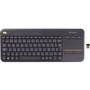 Smart TV LED 50´ UHD 4K RU7100 Samsung, 3 HDMI, 2 USB, Bluetooth, Wi-Fi, HDR - UN50RU7100GXZD + Teclado Sem Fio Logitech K400 Touchpad