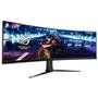 Monitor Gamer Curvo ASUS ROG Swift 49", DFHD, UltraWide, 144Hz, FreeSync Premium, HDR 10, Altura Ajustável, Som Integrado - XG49VQ