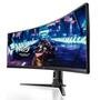 Monitor Gamer Curvo ASUS ROG Swift 49", DFHD, UltraWide, 144Hz, FreeSync Premium, HDR 10, Altura Ajustável, Som Integrado - XG49VQ