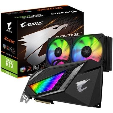 Placa De Video Gigabyte Aorus Nvidia Geforce Rtx 2080 Ti Xtreme Waterforce 11g Gddr6 Gv N208taorusx W 11gc Kabum