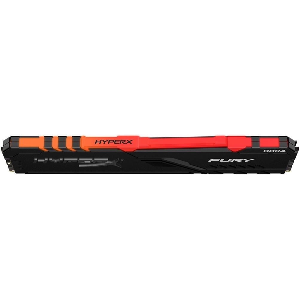 Memória HyperX Fury RGB, 16GB, 3200MHz, DDR4, CL16, Preto