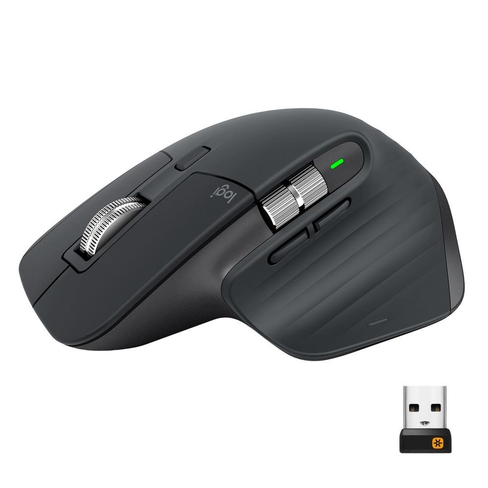 Mouse Logitech Mx Master Sem Fio Recarreg Vel Tecnologia Flow Unifying Dpi