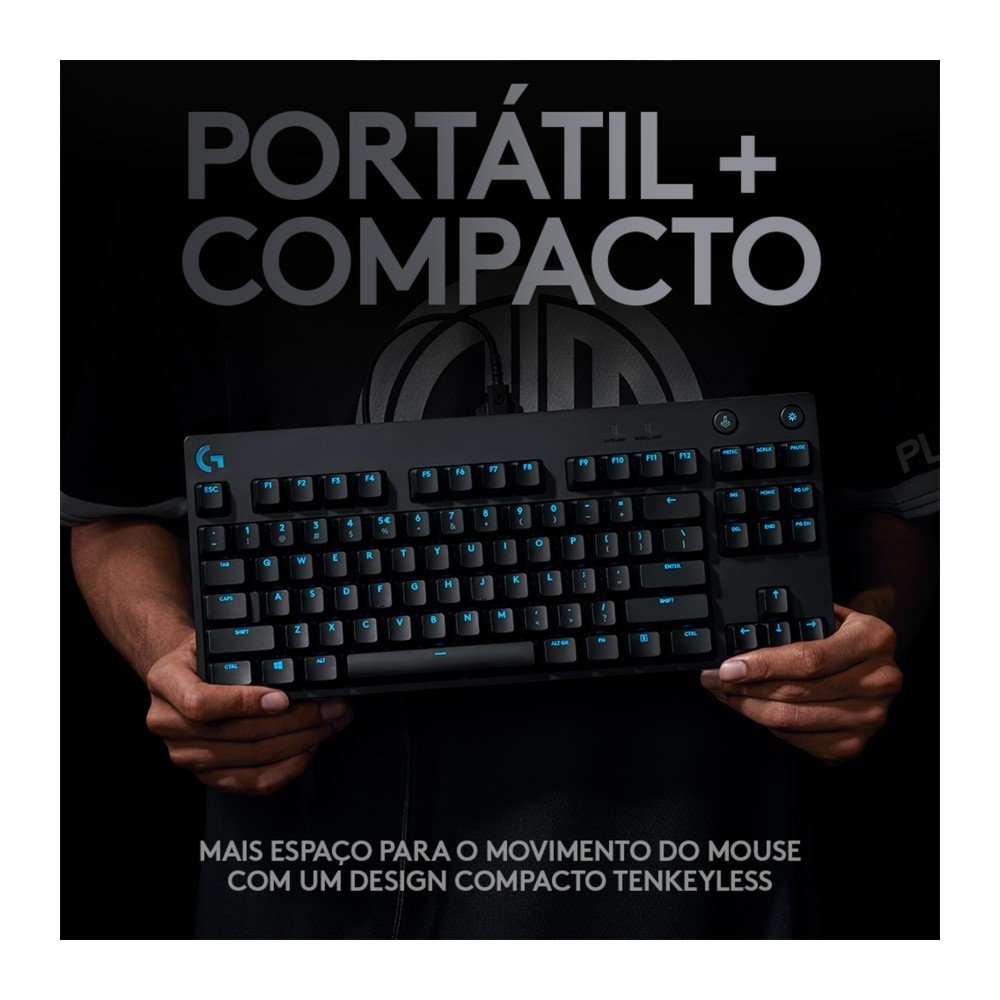Teclado Logitech G PRO GX Blue Clicky | KaBuM!