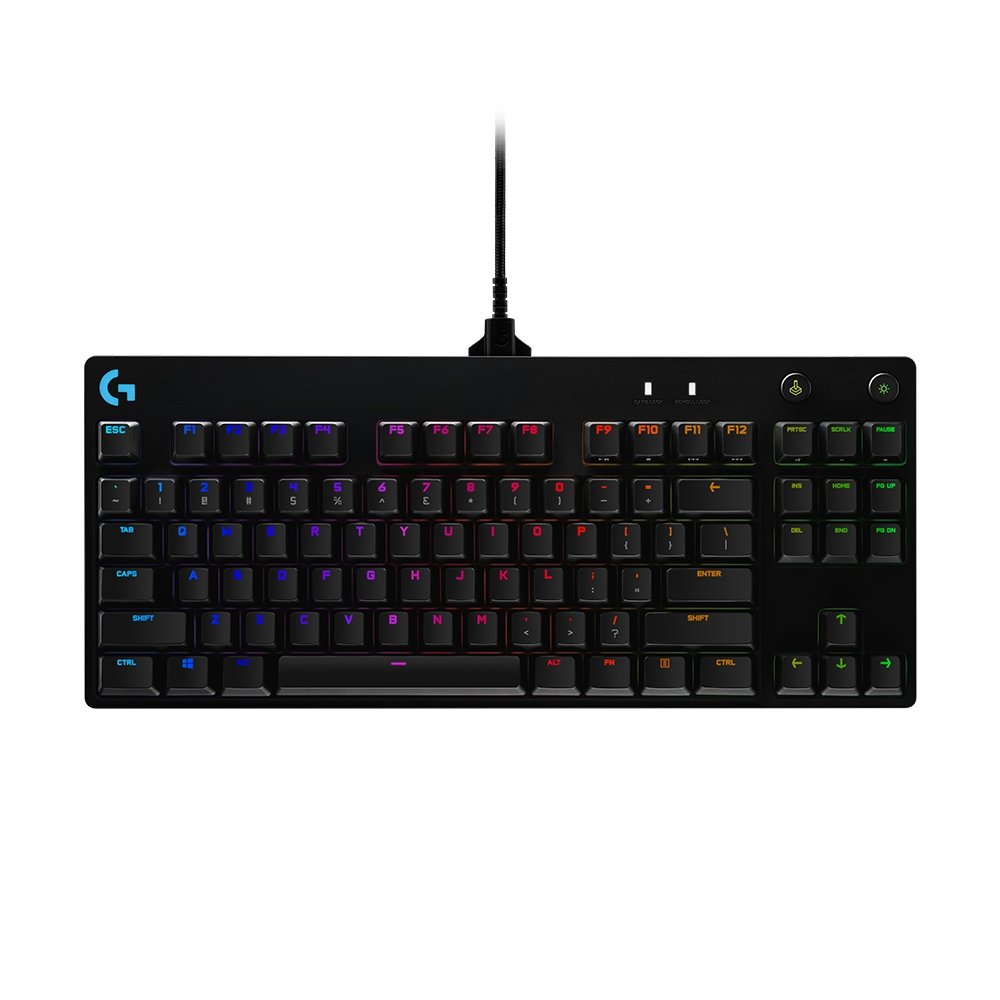 Teclado Logitech G PRO GX Blue Clicky | KaBuM!