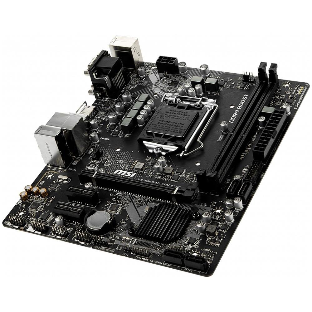 Placa-Mãe MSI H310M Pro-VDH Plus, Intel LGA 1151, m-ATX, DDR4, Preto - H310M PRO-VDH PLUS Placa-Mãe MSI H310M Pro-VDH Plus, Intel LGA 1151, m-ATX, DDR4, Preto - H310M PRO-VDH PLUS