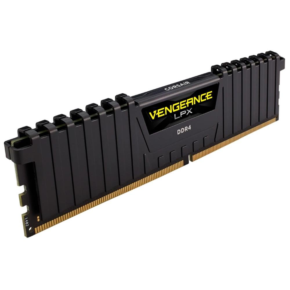 Memória RAM Corsair Vengeance LPX, 32GB (2x16GB), 3600MHz, DDR4, CL18, Preto - CMK32GX4M2D3600C18